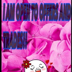 Open to offers, trades, shoes, purses, and clothes